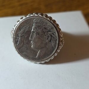 Sterling Silver Coin Ring